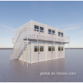 2 story prefab foldable container home